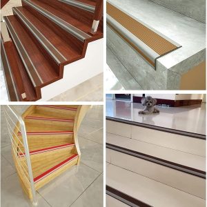 phụ kiện sàn vinyl nẹp góc cầu thang