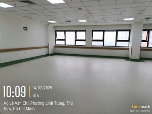 thi công thanh tay vịn bệnh viện đa khoa thủ đức