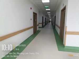 Thi công thanh tay vin hanh lang