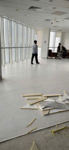 Hoàn thiện sàn vinyl cho bệnh viện Gia An 115