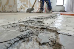 Môi trường thi công sàn vinyl do nứt nẻ