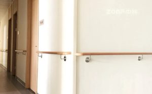 Tạo hình thanh tay vịn sử dụng trong bệnh viện