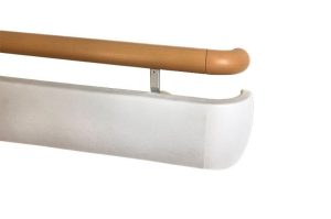 kết hợp tạo hình thanh tay vịn giữa tròn và hình chữ nhật