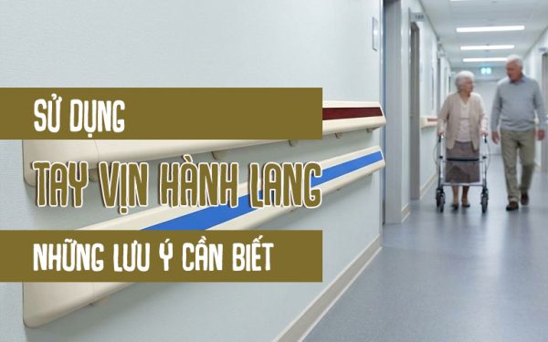 Sử dụng tay vịn hành lang những lưu ý cần biết