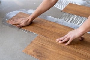 sàn nhựa vinyl dạng viên cho dự án