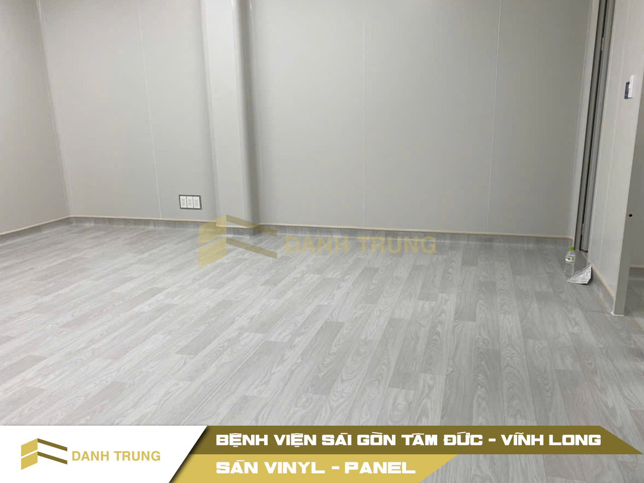 thi công sàn vinyl cho bệnh viện răng hàm mặt Sài Gòn Tâm Đức Vĩnh Long