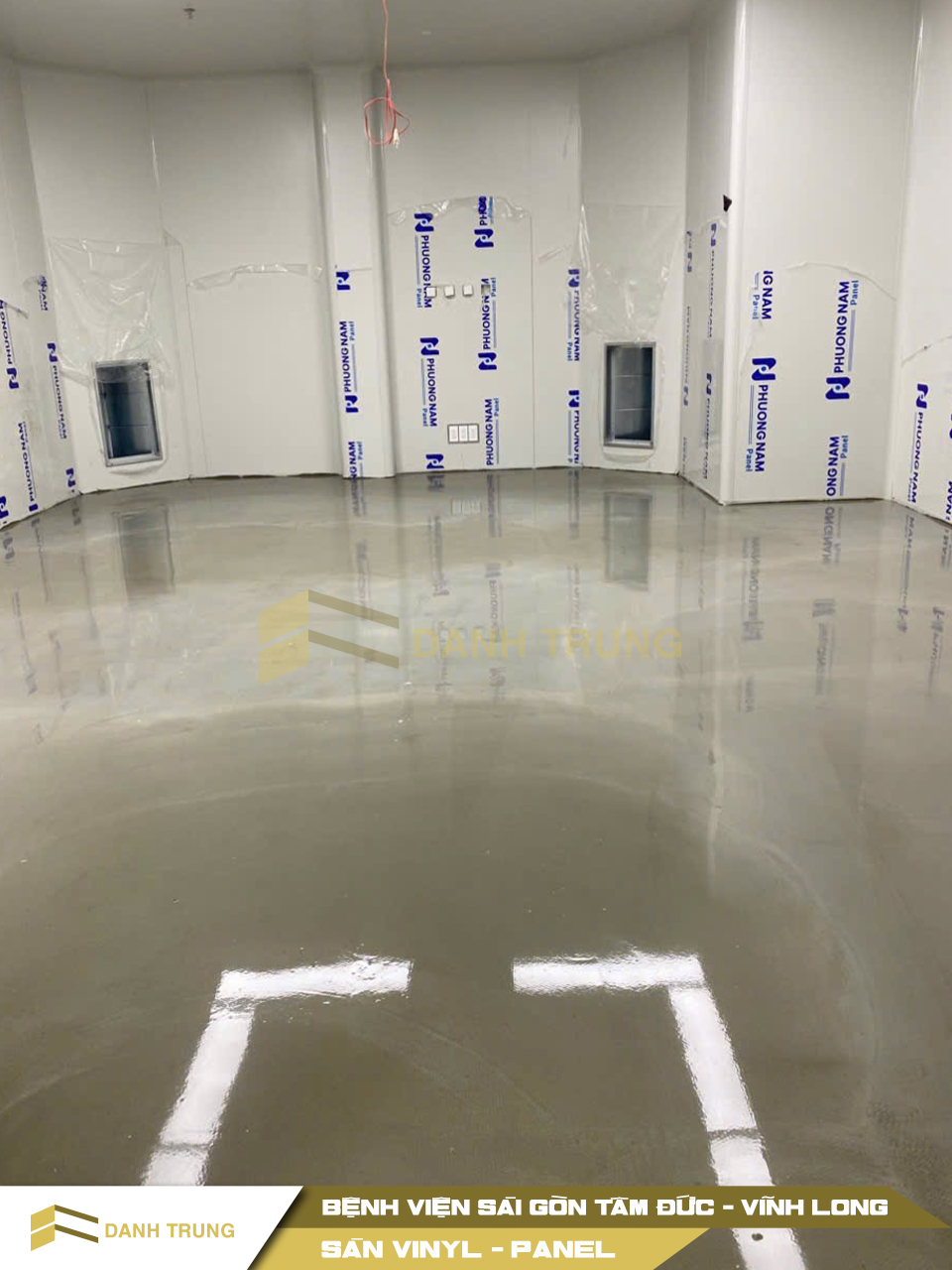 thi công vữa tự san cho bệnh viện răng hàm mặt Sài Gòn Tâm Đức Vĩnh Long