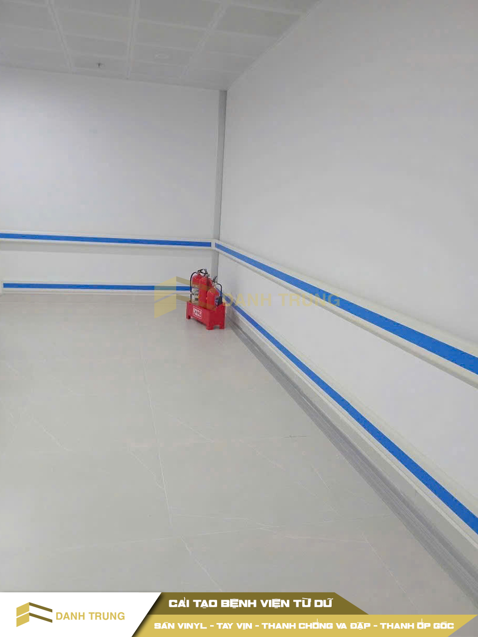 cải tạo bệnh viện từ dũ với thanh tay vịn hành lang