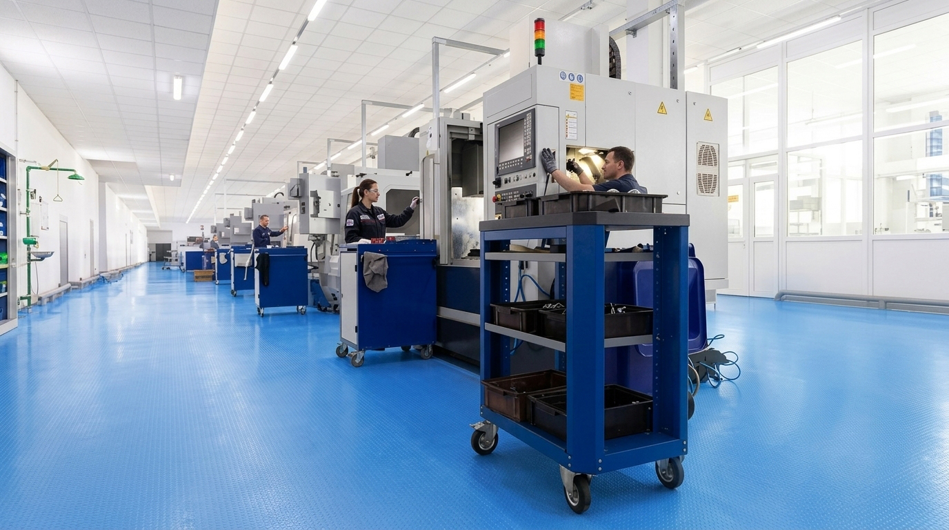 Xu hướng sử dụng sàn vinyl cho các dự án nhà máy 2026